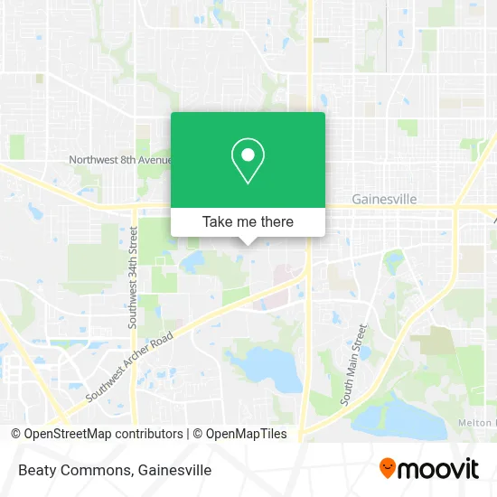 Beaty Commons map