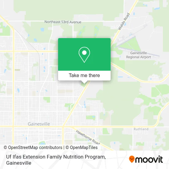 Uf Ifas Extension Family Nutrition Program map