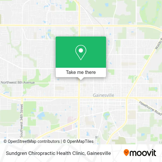 Sundgren Chiropractic Health Clinic map