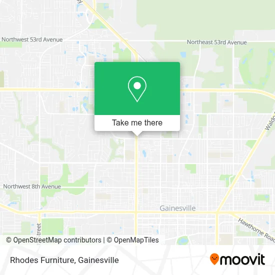 Rhodes Furniture map