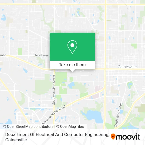 Department Of Electrical And Computer Engineering map