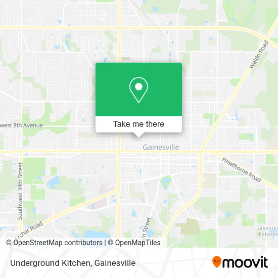 Underground Kitchen map