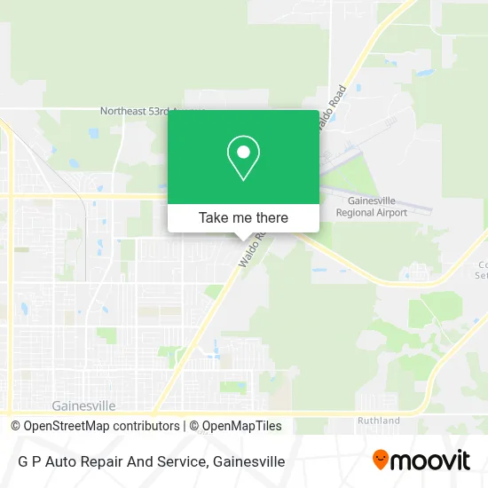 G P Auto Repair And Service map