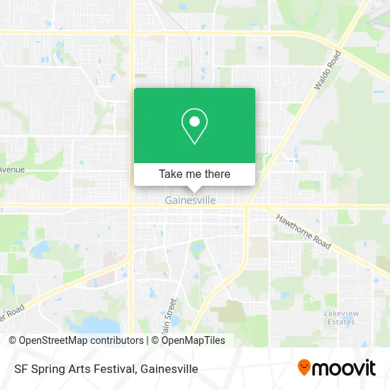 SF Spring Arts Festival map