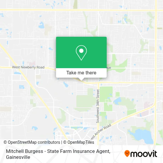 Mitchell Burgess - State Farm Insurance Agent map