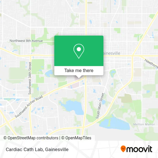 Cardiac Cath Lab map