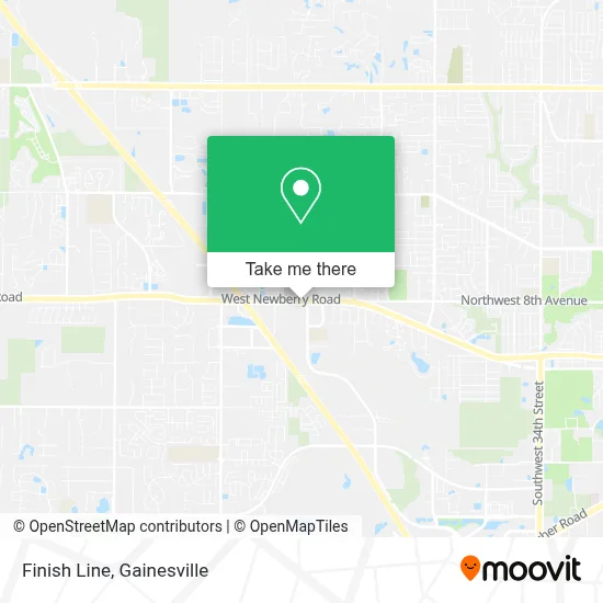 Finish Line map
