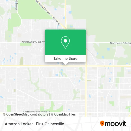 Amazon Locker - Eiru map