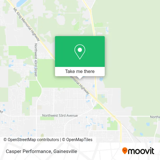 Casper Performance map