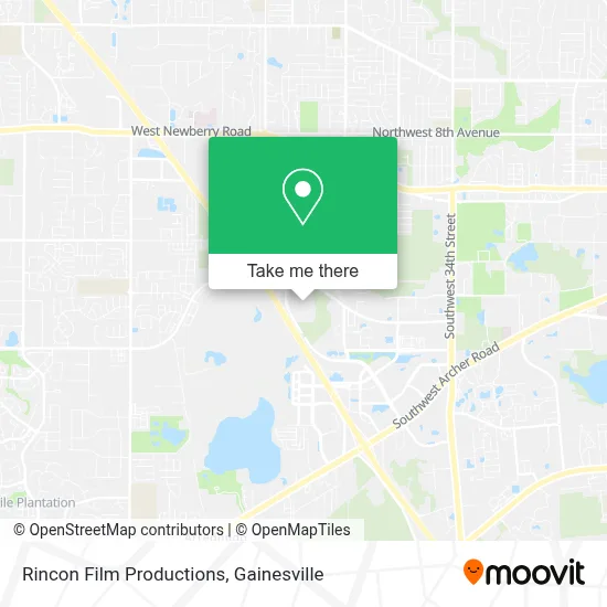 Rincon Film Productions map