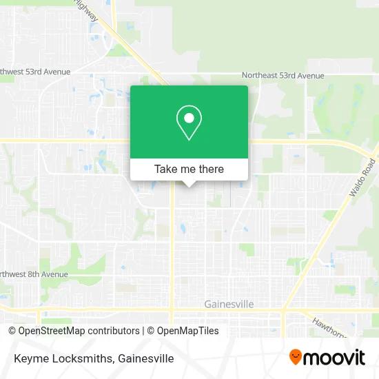 Keyme Locksmiths map