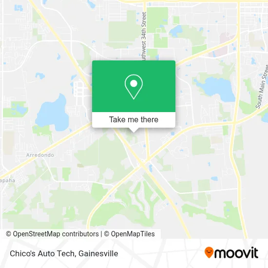 Chico's Auto Tech map