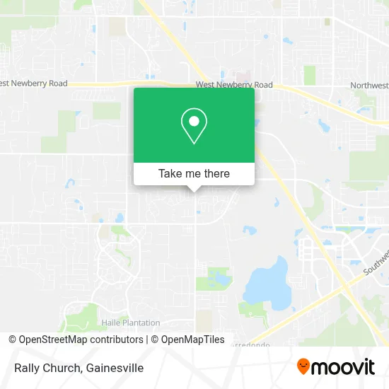 Rally Church map