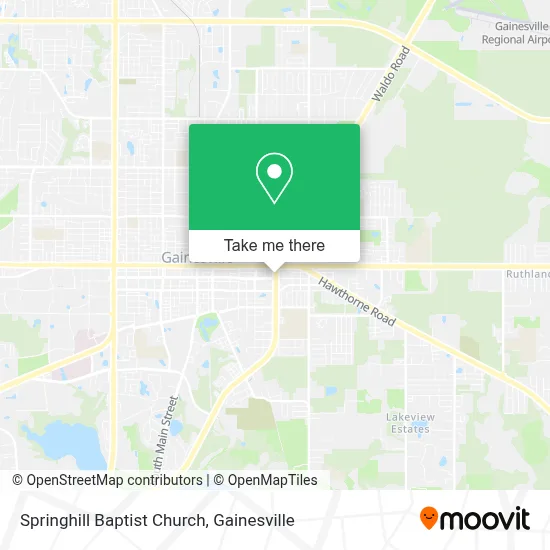 Springhill Baptist Church map