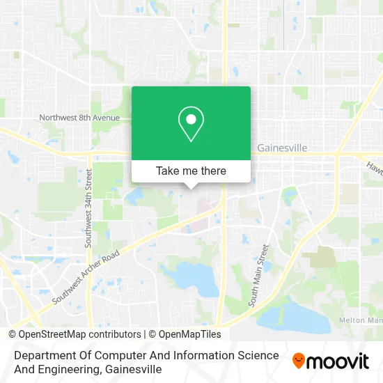 Department Of Computer And Information Science And Engineering map