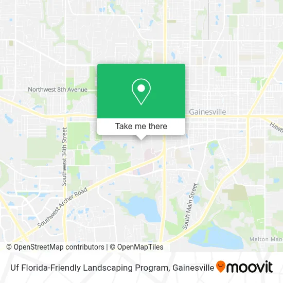 Uf Florida-Friendly Landscaping Program map