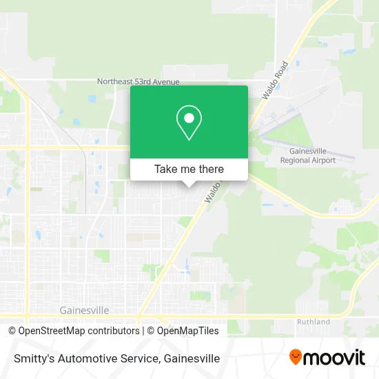 Smitty's Automotive Service map