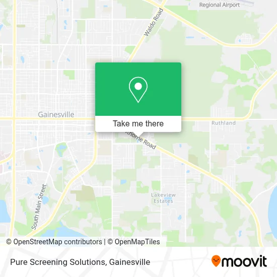 Pure Screening Solutions map