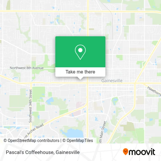 Pascal's Coffeehouse map