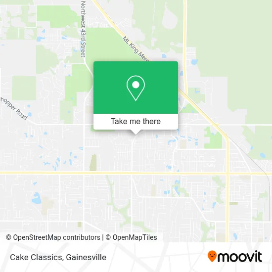 Cake Classics map