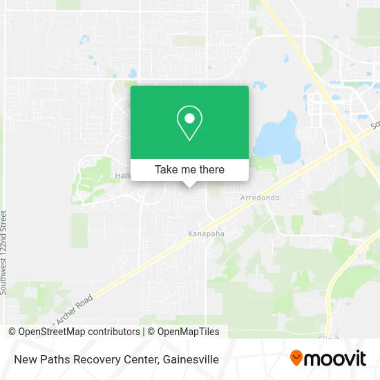 New Paths Recovery Center map