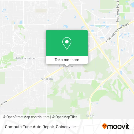 Computa Tune Auto Repair map