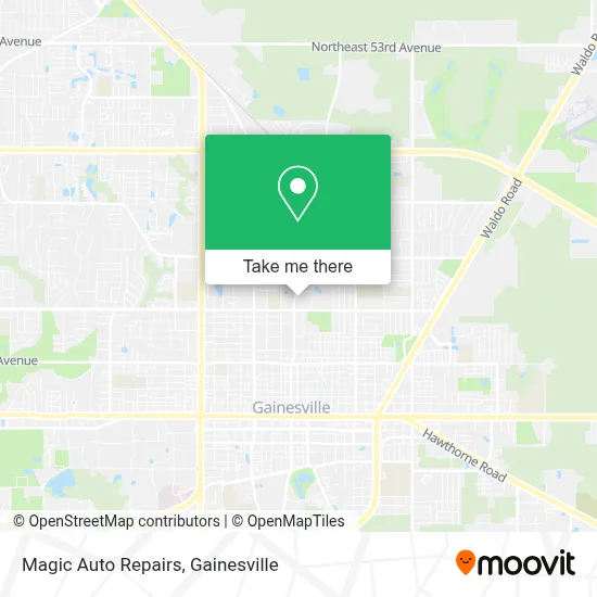 Magic Auto Repairs map