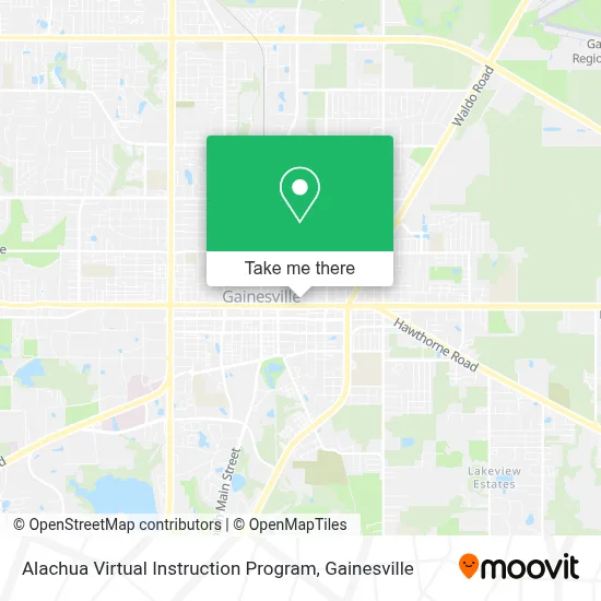 Alachua Virtual Instruction Program map