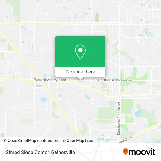 Simed Sleep Center map