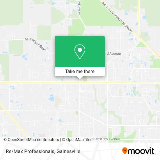 Re/Max Professionals map