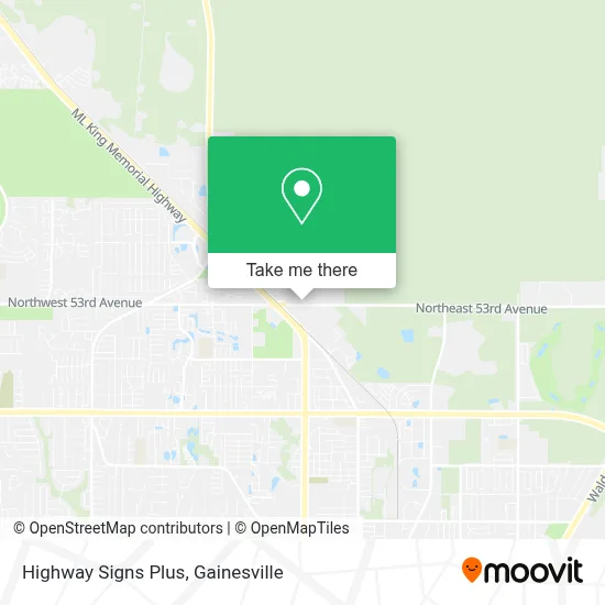 Highway Signs Plus map