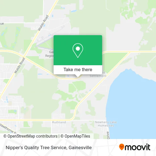 Nipper's Quality Tree Service map