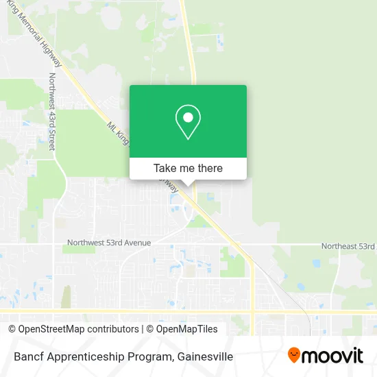 Bancf Apprenticeship Program map