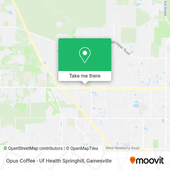 Opus Coffee - Uf Health Springhill map