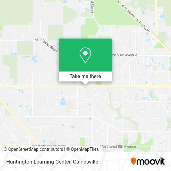 Huntington Learning Center map