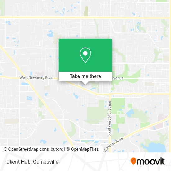 Client Hub map