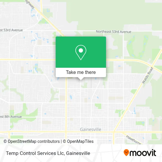 Temp Control Services Llc map