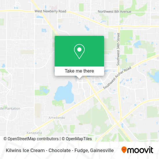 Kilwins Ice Cream - Chocolate - Fudge map