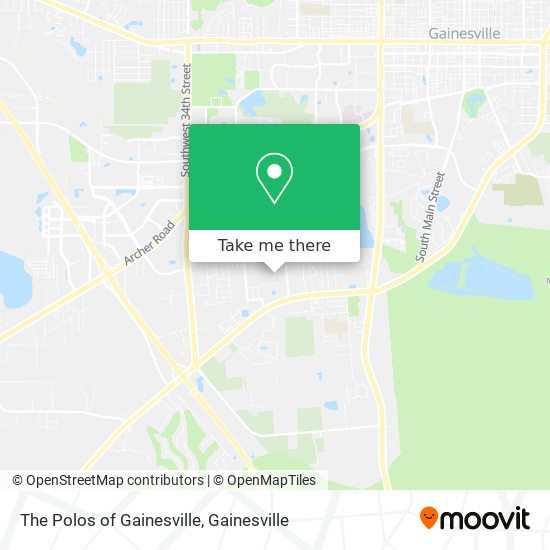 The Polos of Gainesville map