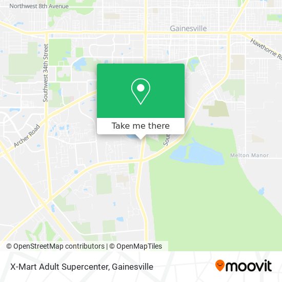 X-Mart Adult Supercenter map