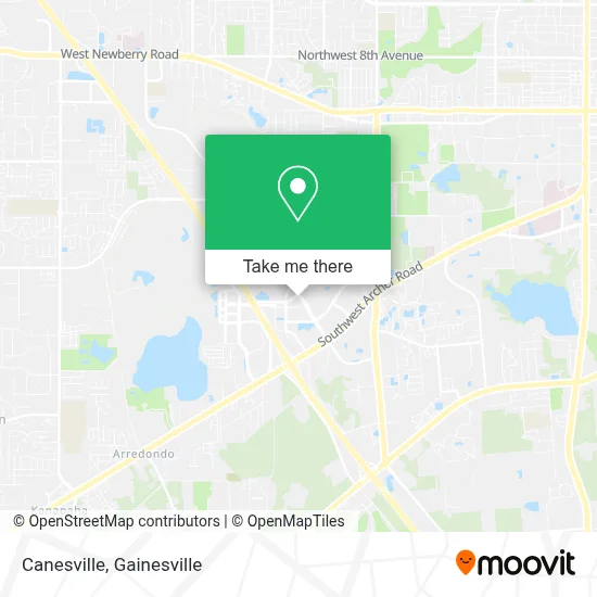 Canesville map