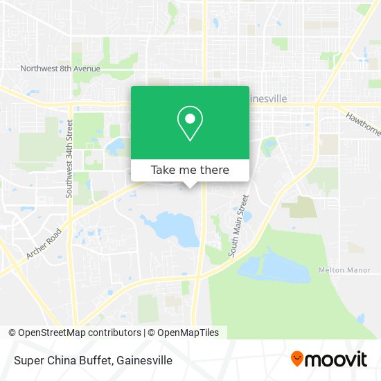 Mapa de Super China Buffet