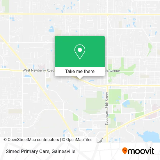 Simed Primary Care map