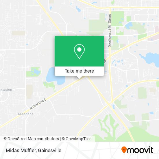 Midas Muffler map