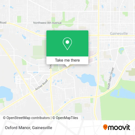 Oxford Manor map