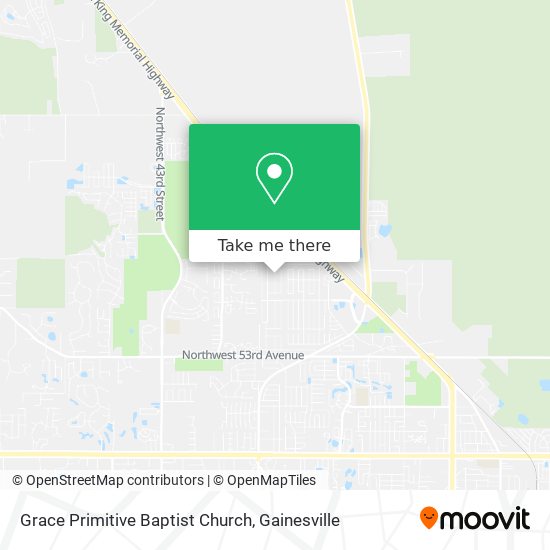 Grace Primitive Baptist Church map