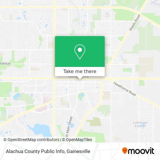 Alachua County Public Info map