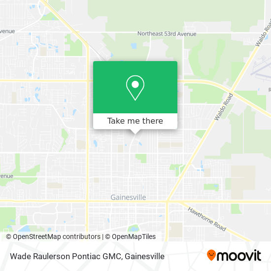 Mapa de Wade Raulerson Pontiac GMC