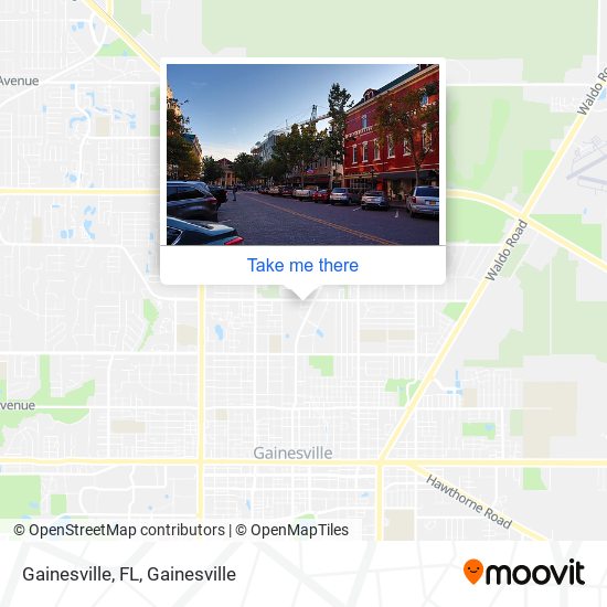 Mapa de Gainesville, FL