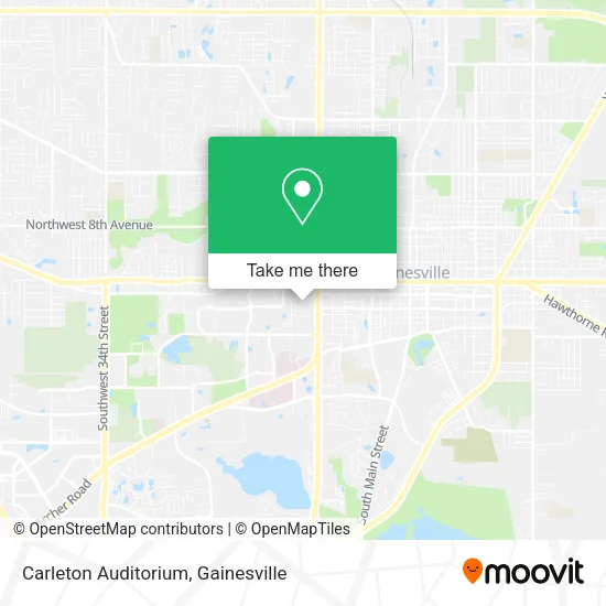 Carleton Auditorium map